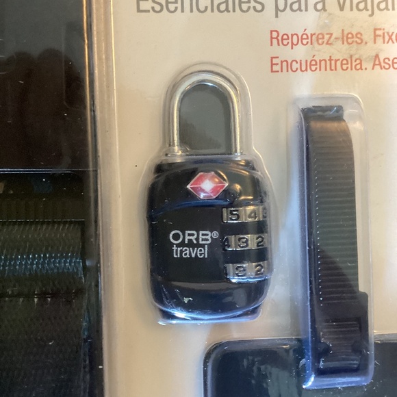Luggage strap and combination lock and unbreakable tag - Picture 2 of 8